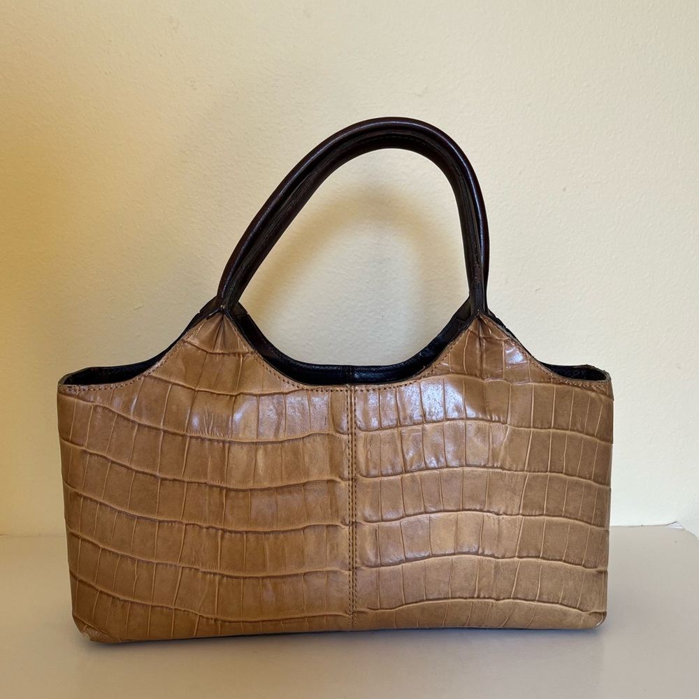 Kenneth Cole Women’s Vintage Mini Tote bag in Tan Color - Preowned